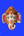 Masque mural éléphant Ganesh blanc artisanal en papier mâché Inde