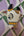 Mini masque de la vache sacrée blanche – 10 cm