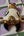Mini masque de la vache sacrée blanche – 10 cm