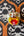 Masque Tigre blanc format petit en papier mâché artisanal, Odisha Inde