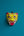 Masque indien Tigre jaune – grand format – Masque mural artisanal Inde