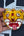 Masque Tigre jaune format moyen, vue de face