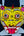 Masque Tigre jaune grand format, vue de face