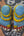 Pieds de Lakshmi bleus en papier mâché