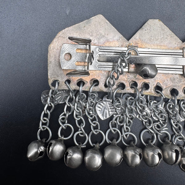 Pince à cheveux afghane artisanale – Perles de verre colorées