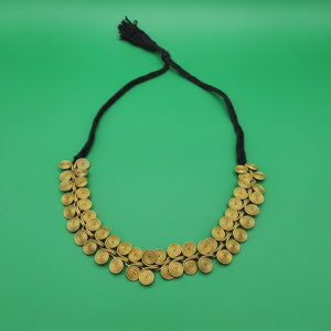 Vidéo du collier Asha en laiton Dhokra artisanal indien, Kiff Kiff
