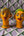 Statuette visage homme hindou en papier mâché
