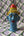 Statuette visage bleu Rama bleue